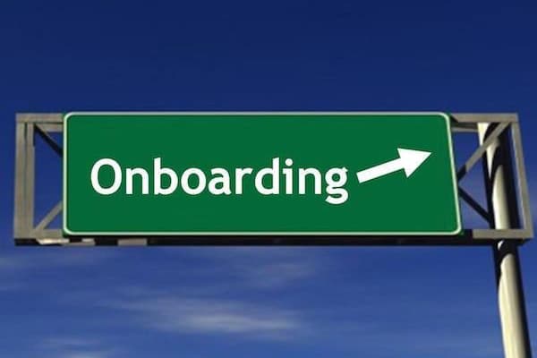 Steps in onboarding process