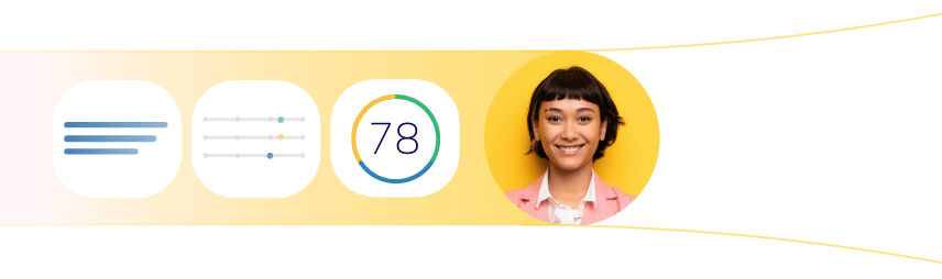 A single dashboard surfacing talent insights across the employee journey